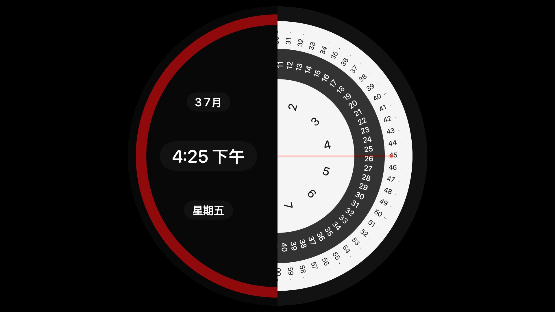 指针数字钟